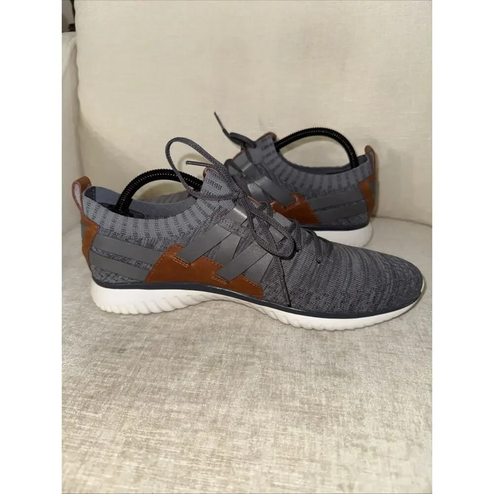 Cole Haan Mens Size 10 M Grand Motion Woven Stitchlite Sneaker Gray C27734 EUC